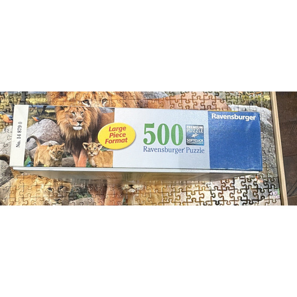 Ravensburger Lions pride forest wild animals Puzzle 500 large pieces complete - Picture 5 of 7